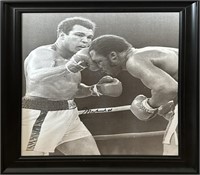Muhammad Ali vs. Joe Frazier Signed Photo Print