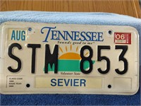 Tennessee License Tag - 6" x 12" - Metal
