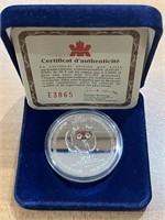 1995 Eaton WWF $50 Gift Coin .9999 Silver