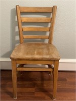 Vintage Wooden Ladderback Chair