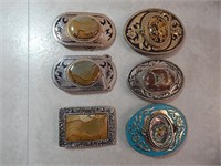 Western Belt Buckles Gemstone Picture Jasper, more