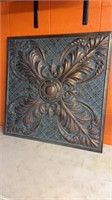 3’x3’ metal wall decor