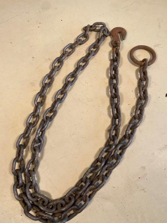 7ft - 1/4" log chain