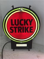 Lucky Strike neon sign advertisement 16X14"
