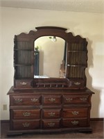 Dresser with Vanity Mirror