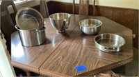 Large Pot w/strainer (SS), Stainless Steel Bowls,