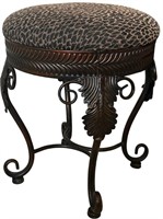 Cheetah Print Vanity Stool