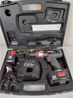 Craftsman drill with batteries, charger, and case