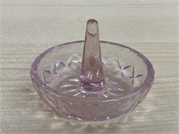 Lavender pink ring dish holder 2 1/4”x 3”