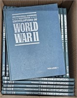 Original Set of 24 WWII Encyclopedias - 1972