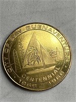 City of San Buenaventura Centennial Coin