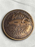 Krewe of Carrollton Mardi Gras Coin1971