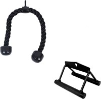 Balancefrom Tricep Press down Cable Attachment,...