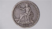 1874-S Seated Silver Trade Dollar