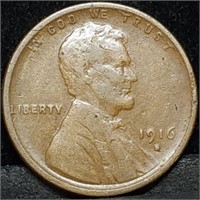 1916-S Lincoln Wheat Cent Nice