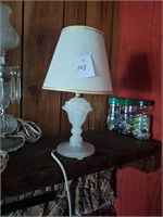 Small glass lamp