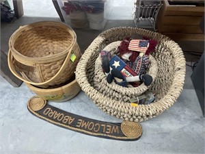 Baskets, home decor items