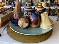 Decor, Vases, Lamp Shades, Wall Medallion +