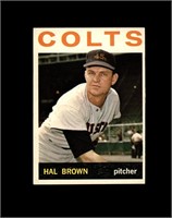 1964 Topps #56 Hal Brown EX to EX-MT+