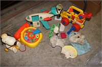 all toys incl:snoopy pull toy