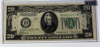 1934 US $20 Green Seal Star Note UNCIRCULATED