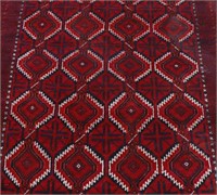 HAND-TIED PERSIAN BALUCH RUG, 6'5" X 3'6"