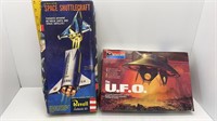 SPACE SHUTTLECRAFT & UFO PLASTIC MODELS