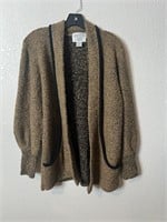 Vintage Fuzzy Sweater Collar Pocket