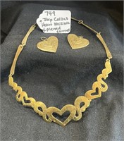 Jeep Collins Necklace/ Pierced Earrings