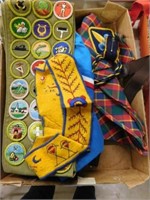 Boy Scout sash w/badges - bandanas
