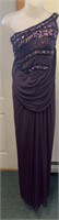 Purple Shimmer Bari Jay Dress 59401 Sz 4