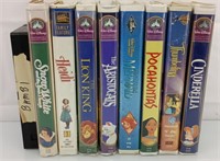 9 Vtg Disney & other classic VCR tapes