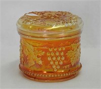 Grape & Cable powder jar - marigold