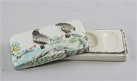 Chinese Porcelain Ink Pad with Guangxu Mark