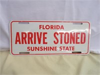 Metal Florida Vanity License Plate