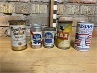 Old Flat top beer cans-one is a bank