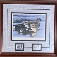 1997 AK Duck Stamp Print; George Lockwood, Signed