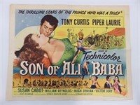 Son of Ali Baba 1952 Rare Half Sheet Poster