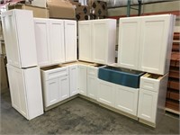 West Street White Kitchen Cabinet Set