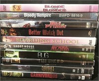 10 Lightly Used DVD's