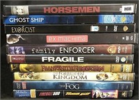 10 Lightly Used DVD's