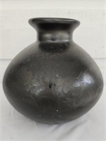 Painted Black Vase
