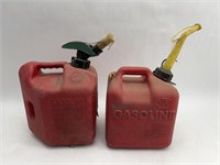 (2) 1 Gal Gas Cans