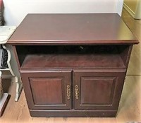 Cherry Toned TV Cabinet