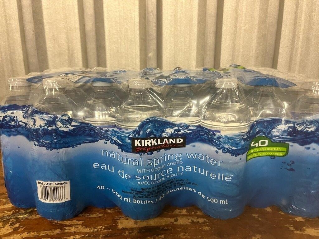 Natural Spring Water KIRKLAND 500ml x40 BB 11/24