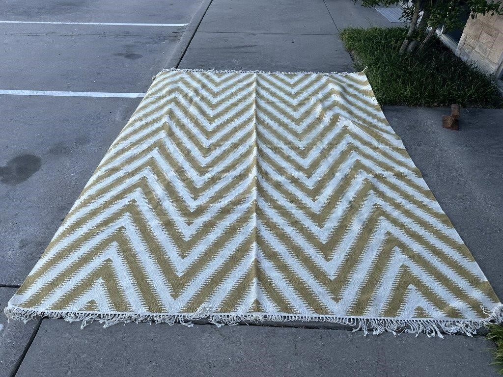 Nice Hand Woven Dhurrie Rug - 8'X10'