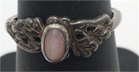 Sterling Silver Ring W Stone