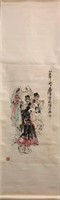 Chinese Ink Color Scroll Painting