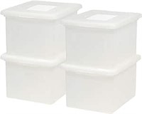 IRIS Stackable 4 Pack Containers