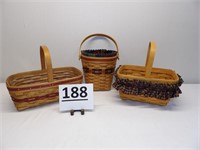 (2) Longaberger Baskets & American Traditions
